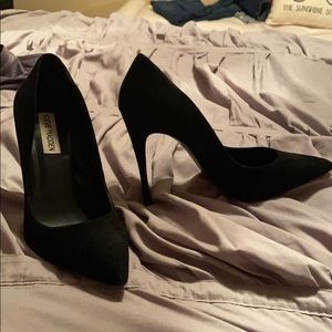 Black Steve Madden stilettos, worn once.